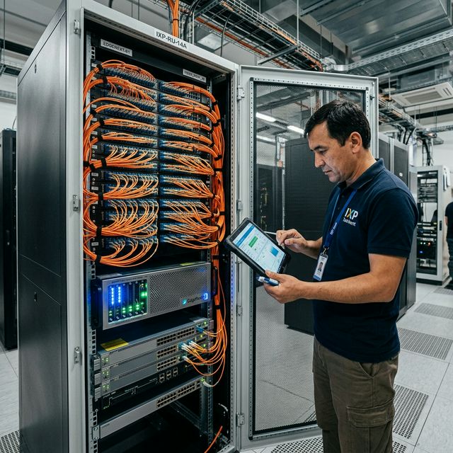 Размещение крупного узла EdgeNext на площадке SNS-IX