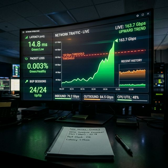 SNS-IX преодолевает порог обмена трафика в 150 Gbit/s